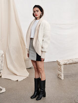 0 Sheltering Wool Bomber Jacket Off White