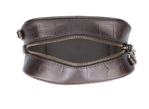 0 Shiny Croco Pouch dark grey