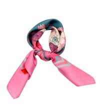 0 Silkkihuivi fresh pink