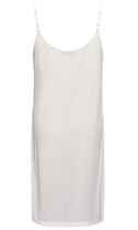 0 Slip dress white - valkoinen alusmekko