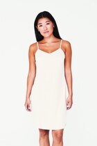 0 Slip dress white - valkoinen alusmekko