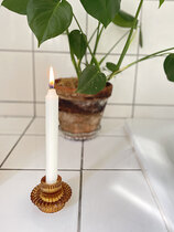 0 Spectacula kynttilänjalka lasi/candle holder glass sunflower
