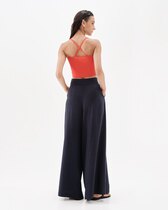 0 Summer shelter wide pants dark blue