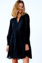 0 Sus Dress Black cotton lace