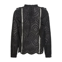 0 Sus Shirt Black cotton lace