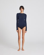 0 Thyra top wool mix midnight blue