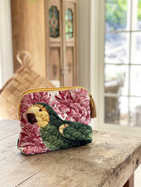 0 Velvet Bag with tassel bird