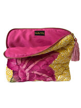 0 Velvet Bag with tassel flower