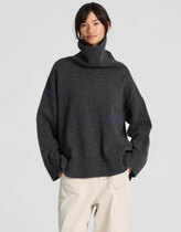 0 Vita lambswool Knit Black GOTS 