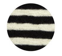 raw white-black thin stripes