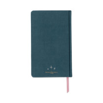 0 celestial journal muistikirja teal moon