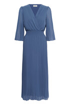 0 crLuna dress 3/4 sleeve smoke blue