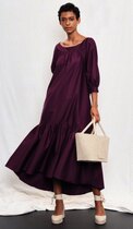 0 paper Thoughts 3/4 sleeve Dress vintage purple