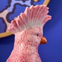 0 vase cockatoo - Kakadu-maljakko pink