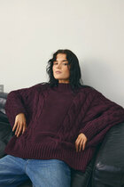 ALE0 Lisbeth Knit plum