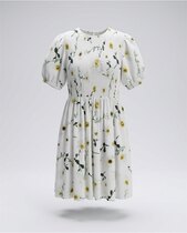 Ale0 Aurelie Dress white