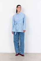 Ale0 Bardot shirt light blue