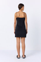 Ale0 CARO SLIP DRESS black
