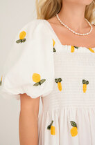 Ale0 Cheri Lemon Dress