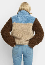 Ale0 Chunky block teddy blue-off-white-brown 