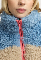 Ale0 Chunky block teddy blue-off-white-brown 