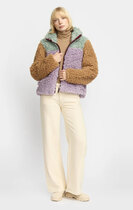 Ale0 Chunky block teddy mint-lilac-brown 