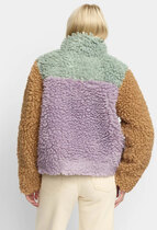 Ale0 Chunky block teddy mint-lilac-brown 