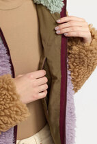 Ale0 Chunky block teddy mint-lilac-brown 