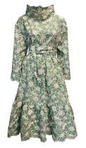 Ale0 Elisabet Green Sunflowers dress