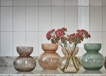 Ale0 Ellen Glass vase light brown