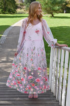 Ale0 Fuschia Dress pink