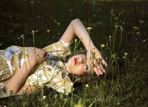 Ale0 Kiera Dress light yellow 