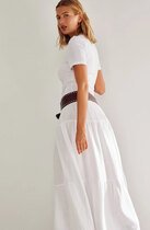 Ale0 Leyla Skirt white