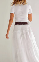 Ale0 Leyla Skirt white