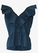 Ale0 Louisa denim blouse