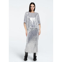 Ale0 Lubinu Silver Skirt 