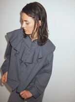 Ale0 Micaela checked shirt cotton 100%