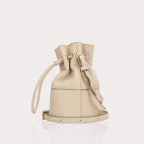 Ale0 Noa bucket Bag Beige gold