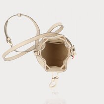 Ale0 Noa bucket Bag Beige gold
