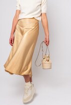 Ale0 Noa bucket Bag Beige gold