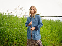 Ale0 Ophia Skirt leopard