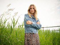 Ale0 Ophia Skirt leopard