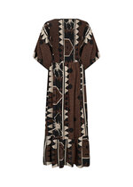 Ale0 Rosalie Dress Brown combi