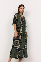 Ale0 Rosalie Dress Green combi