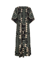 Ale0 Rosalie Dress Green combi