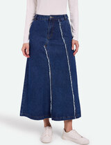 Ale0 Uvela Denim skirt