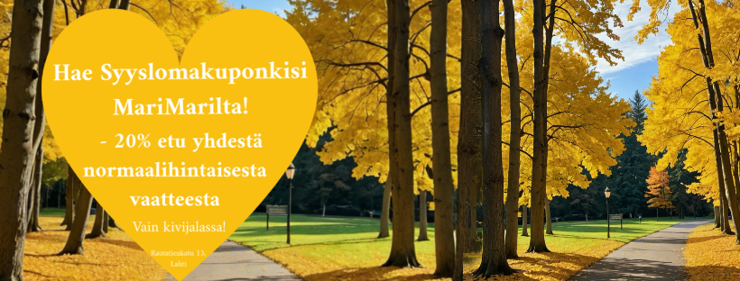 MariMari Autumn Edit – Porrastettu boutique-henkinen syyskampanja 10.–13.10.